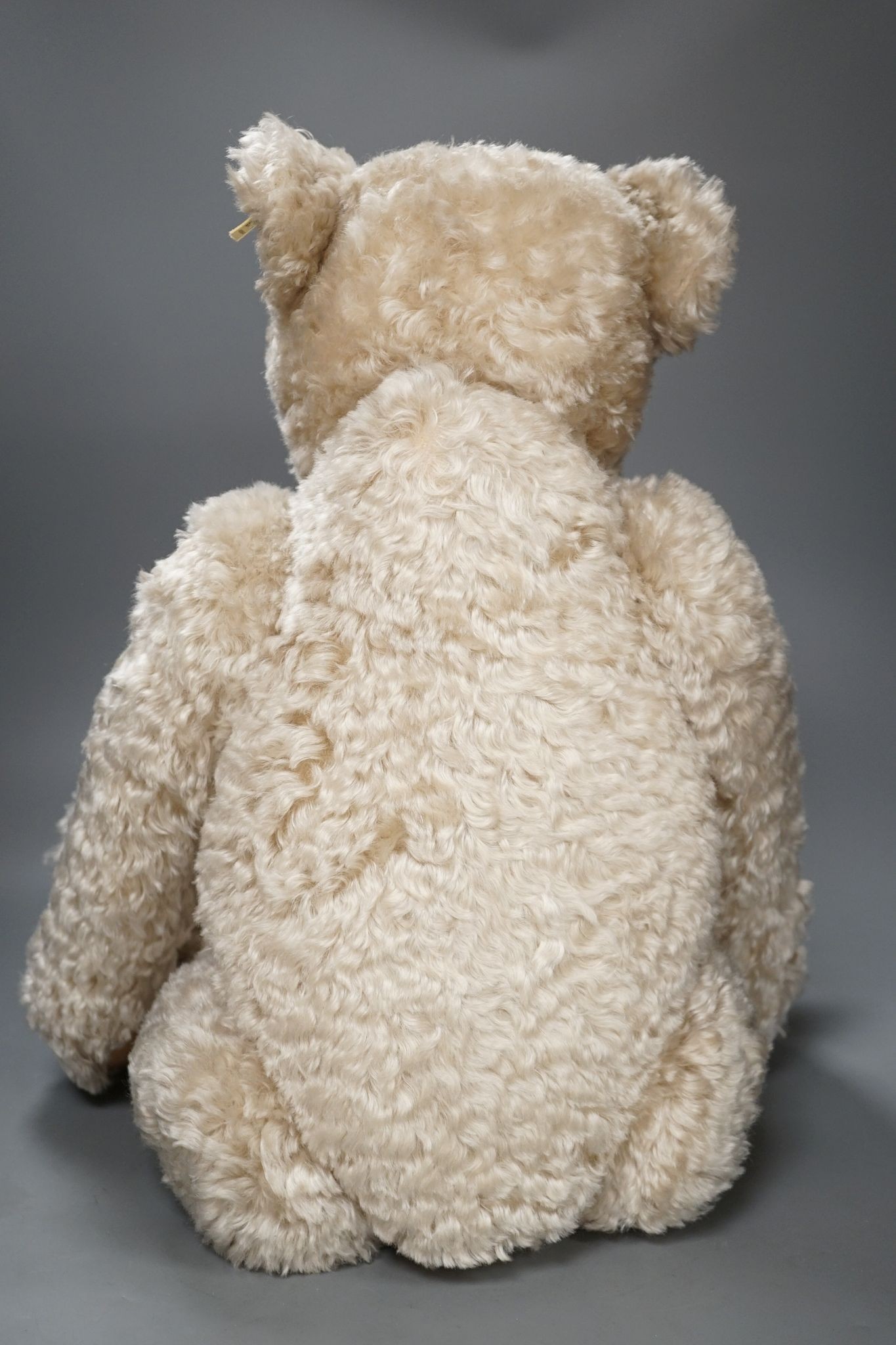 A replica white 1908 Steiff, 1994, with box and certificate